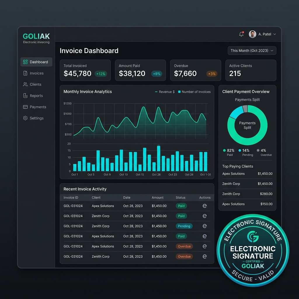GOLIAK Software de Facturación Electrónica - Kolozzus